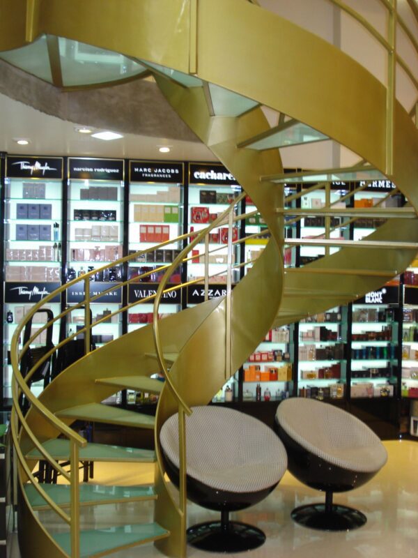 escada de ferro para laje