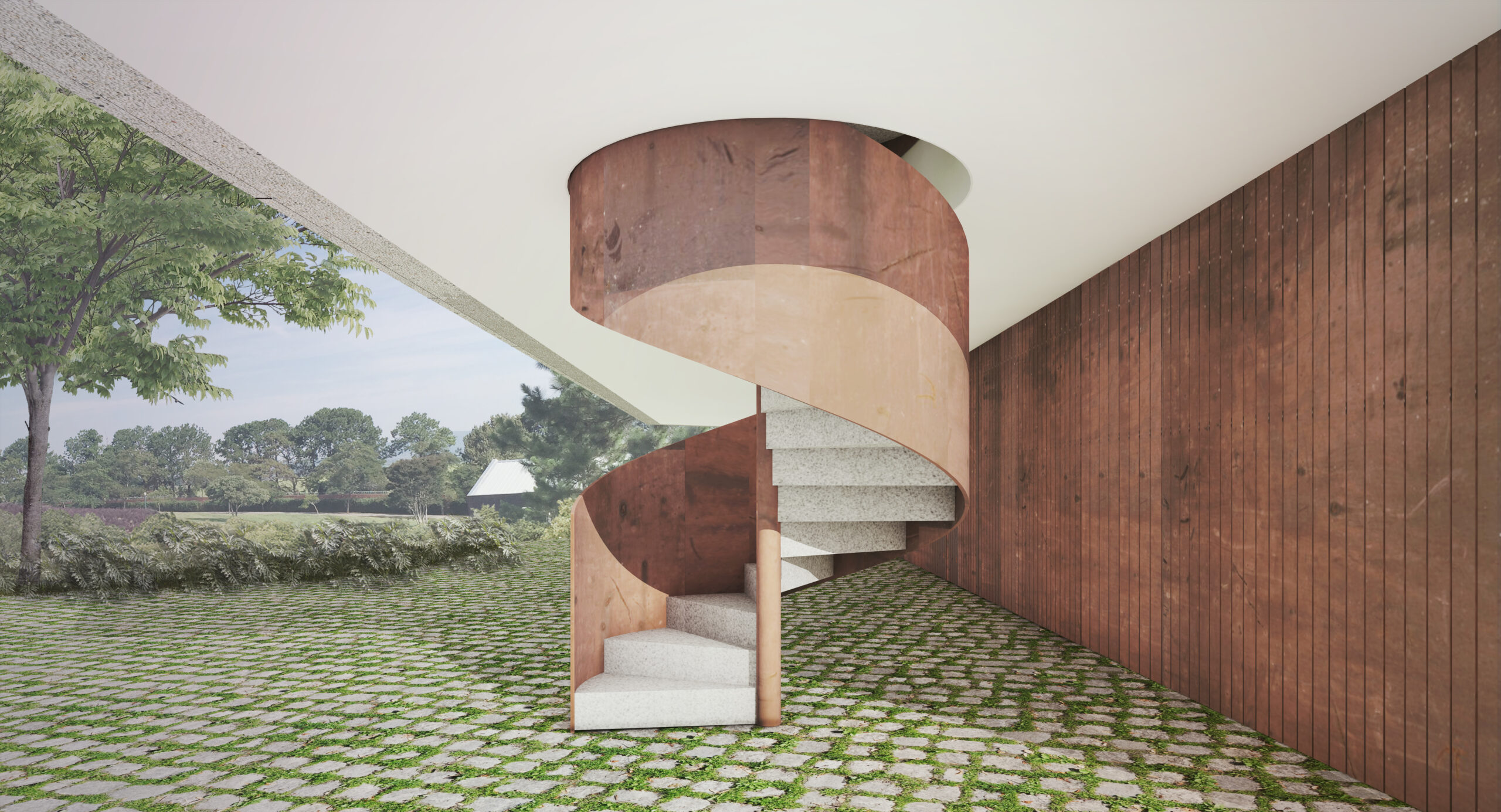 Escada circular - Escadas Especiais