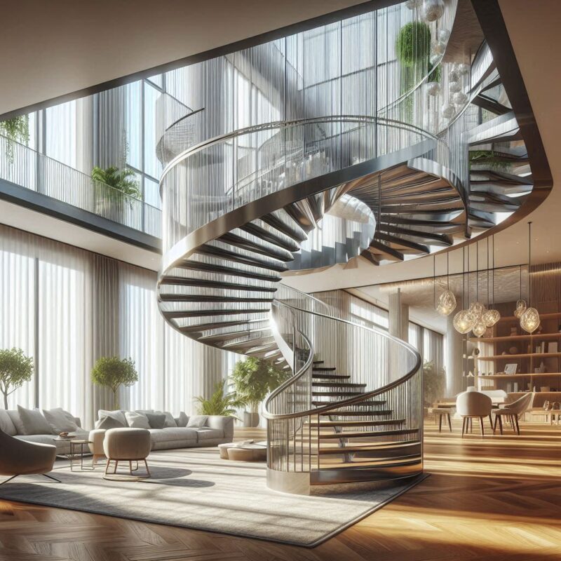 Escada Interna de alumínio