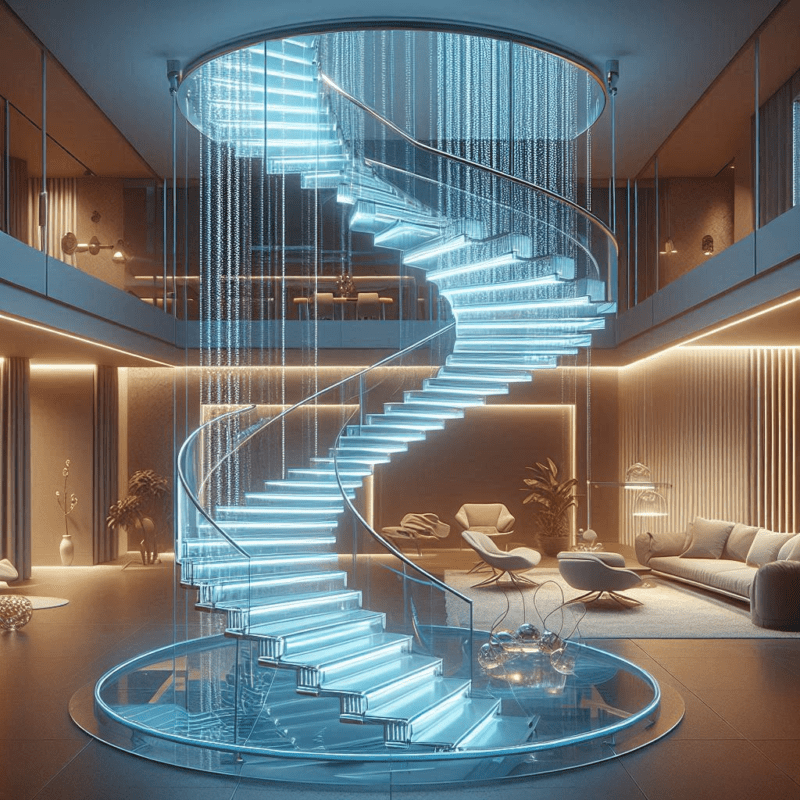 Escada de vidro preço