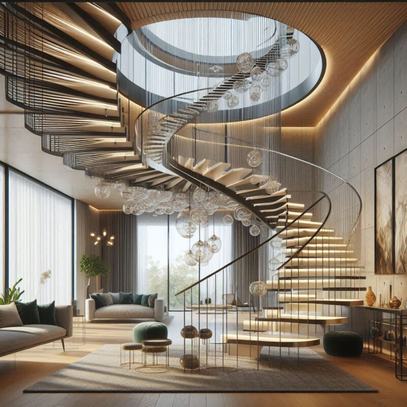 Escada para apartamento cobertura