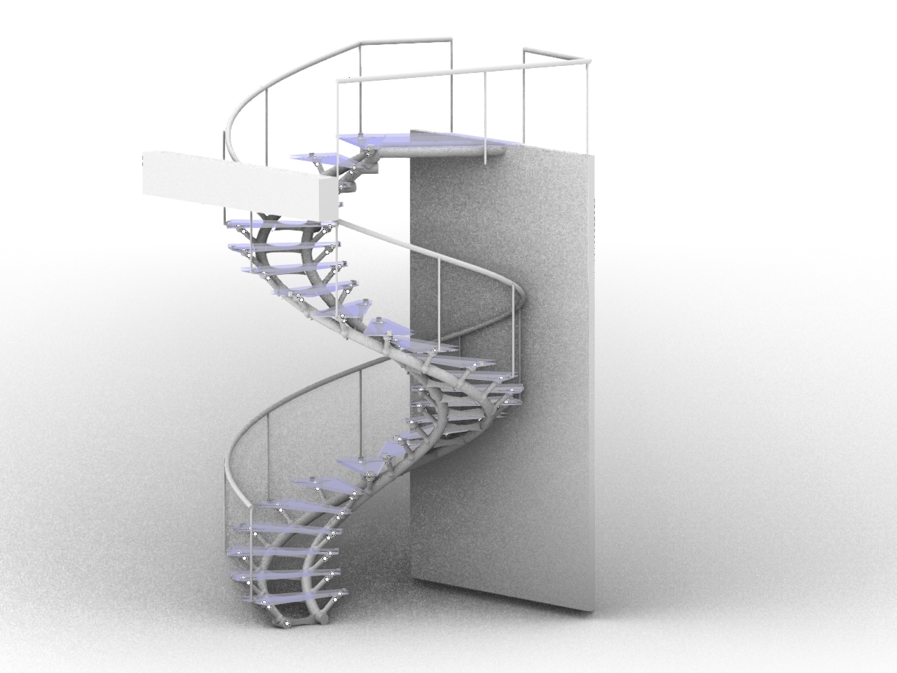 escada helicoidal especial