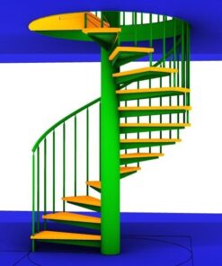 escada caracol modular