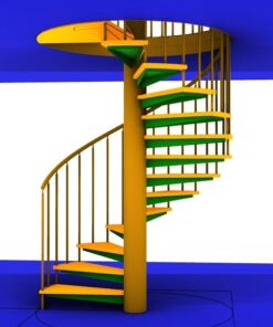 escada caracol modular