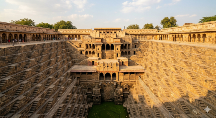 Chand Baori: uma das escadarias mais impressionantes do mundo.