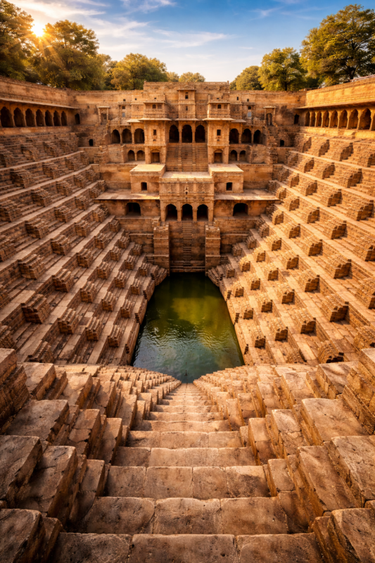 Chand Baori: uma das escadarias mais impressionantes do mundo.